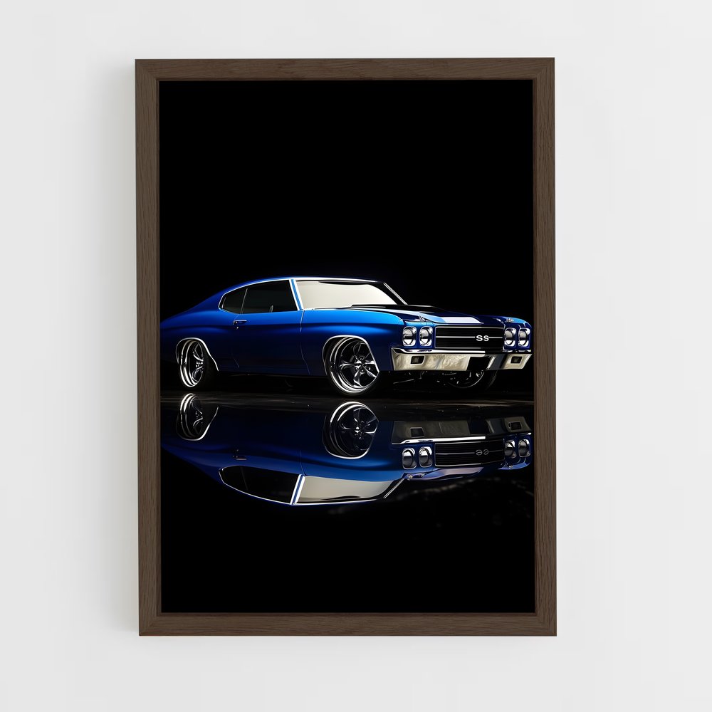 Poster Chevelle Nocturne – affiche Chevrolet (vue 5)